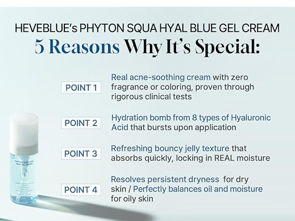 HEVEBLUE Phyton Squa Hyal Blue Gel Cream 110ml
