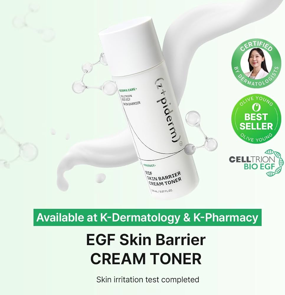 Z+piderm EGF Skin Barrier Toner (150ml)
