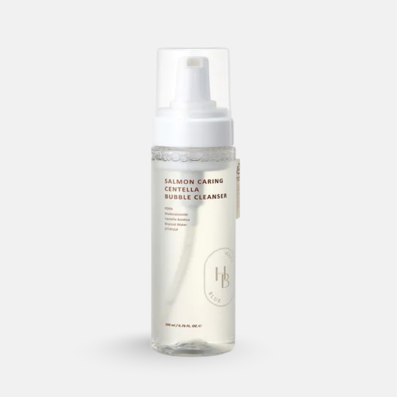 HEVEBLUE Salmon Caring Centella Bubble Cleanser (200ml)