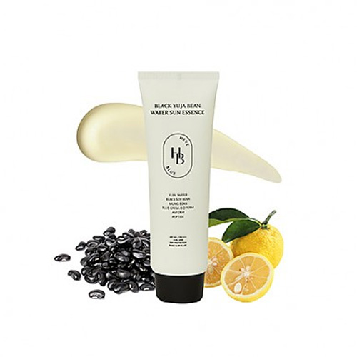 Heveblue Black Yuja Bean Water Sun Essence